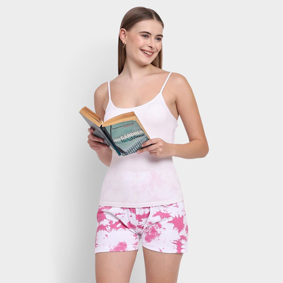 Ladies' Shorts , रानी (फ्यूशिया), large image number null