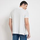 Men's 100% Cotton Collared Half Sleeves T-Shirt , सफ़ेद, small image number null