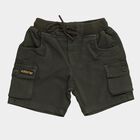 Boys' 100% Cotton Bermuda, गहरा हरा, small image number null