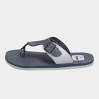 Men Printed Flip Flops, Navy Blue, small image number null