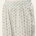 Women's Light Blue Floral Printed Ethnic Set, हल्का नीला, small