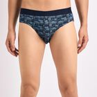 Men's 100% Cotton Brief, Navy Blue, small
