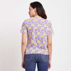 All Over Print Round Neck T-Shirt, Blue, small image number null