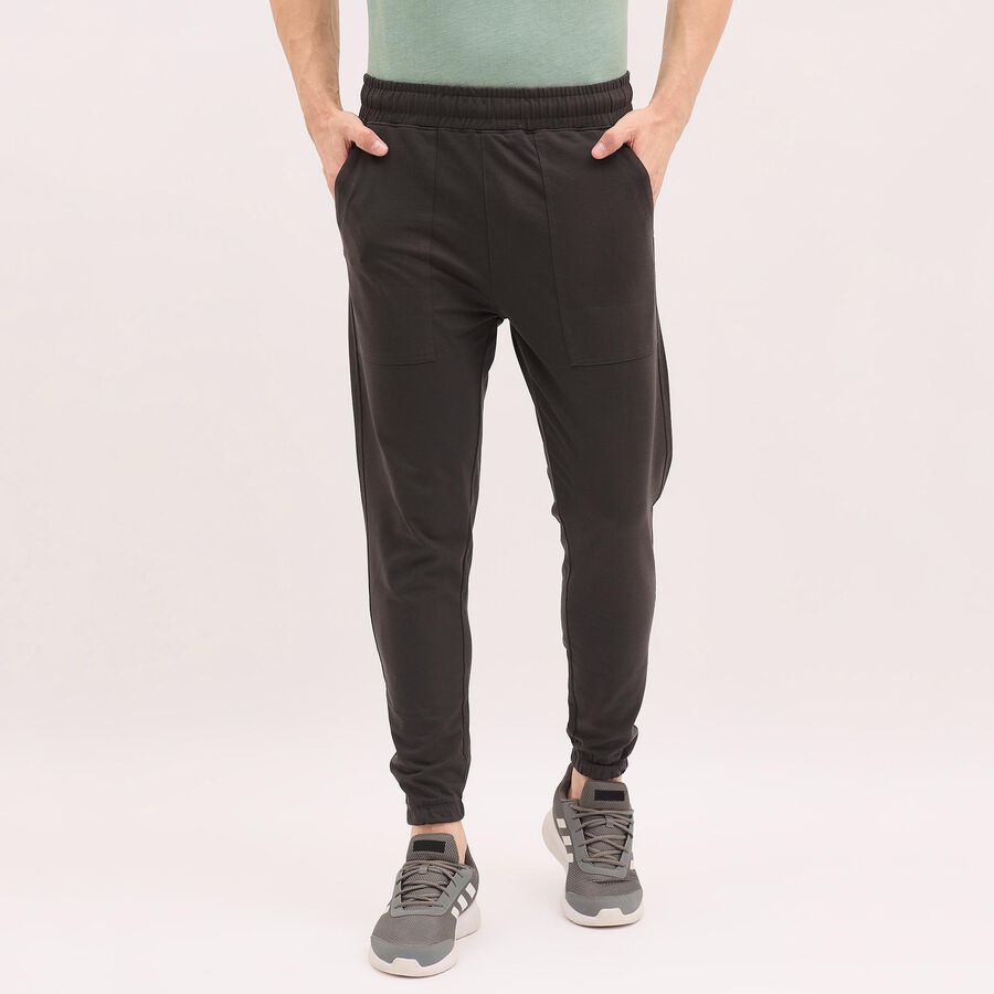 Men's Jogger Track Pants, Dark Grey, large image number null