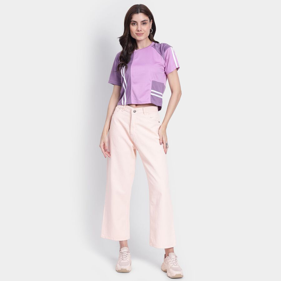 Ladies'  Crop  Top, Lilac, large image number null