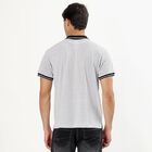Men's 100% Cotton Collared Half Sleeves T-Shirt , सफ़ेद, small image number null