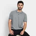 Men's Collared Half Sleeves T-Shirt , मिश्रित हल्का ग्रे, small image number null