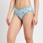 Printed Panty, Mid Blue, small image number null