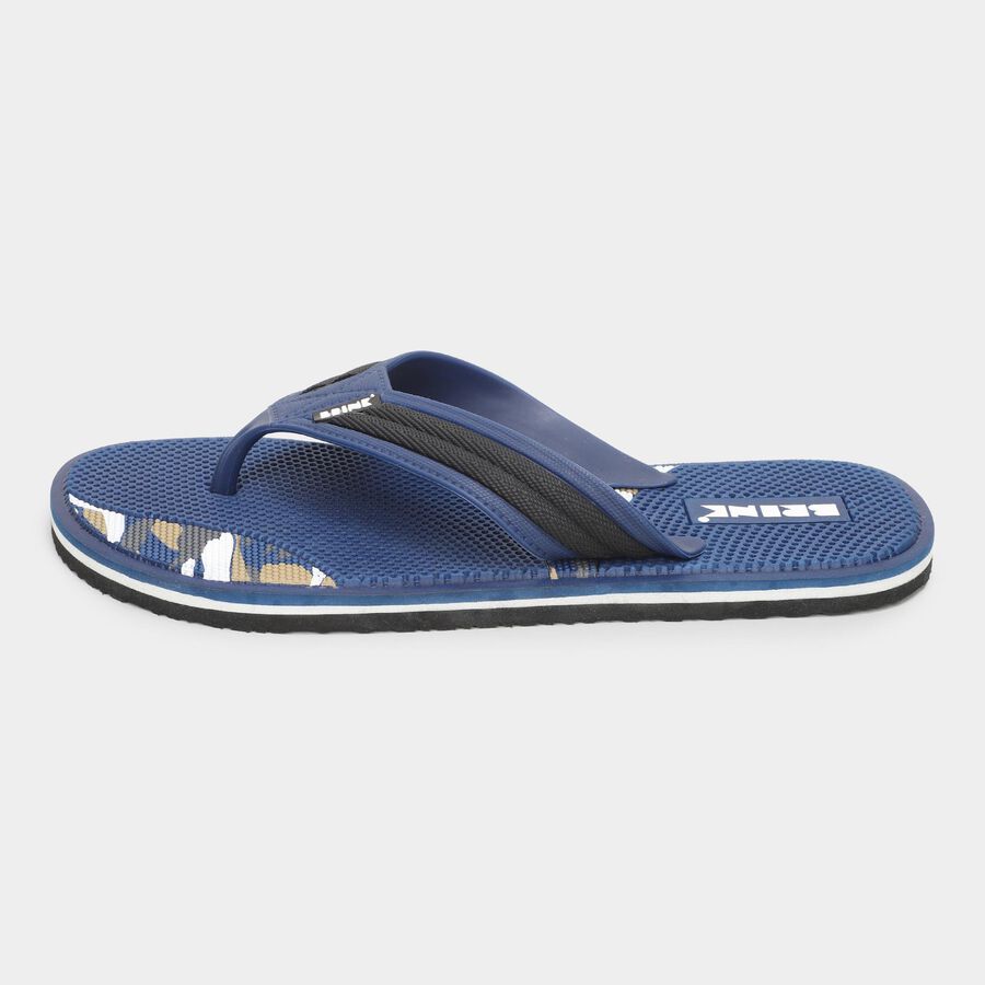 Men's Slipper, Blue, large image number null