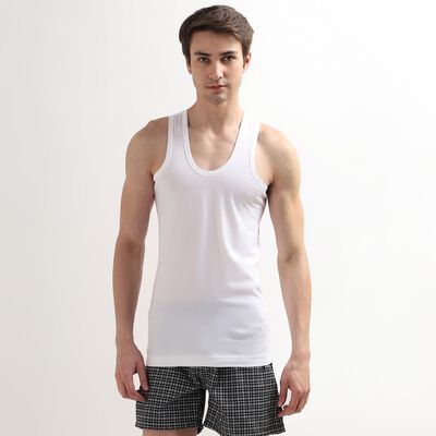 Men's 100% Cotton Basic Vest