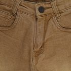 Boys' Khaki Regular Fit Casual Jamaican Shorts, खाकी, small