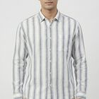 Men's Navy Blue Cotton Casual Shirt, नेवी ब्लू, small