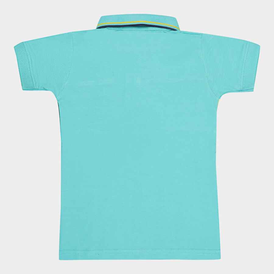 कॉटन टी-शर्ट, हल्का नीला, large image number null