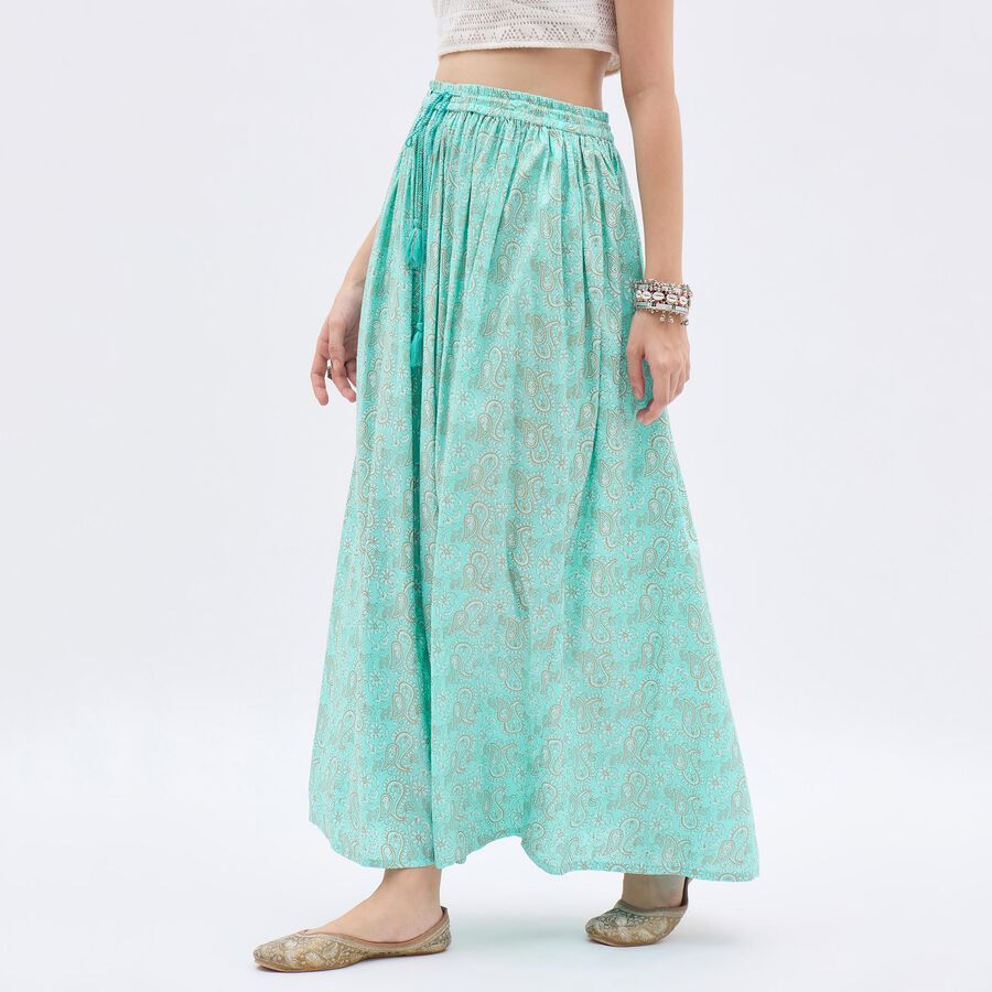 Ladies' Lehenga Skirt, Light Blue, large image number null