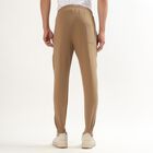 Men's Black Regular Fit Jogger Track Pants, भूरा, small image number null