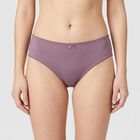 Women's Purple Regular Fit Solid Panty, Purple, small