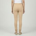 Women's Khaki Cotton Blend Comfortable Churidar, Khaki, small