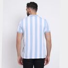 Men's Collared Half Sleeves T-Shirt , हल्का नीला, small image number null