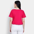 Ladies' 100% Cotton Crop  Top, Pink, small image number null
