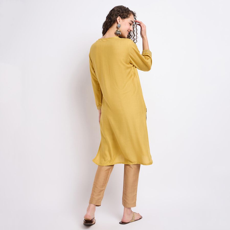 Ladies' Kurta, पीला, large image number null