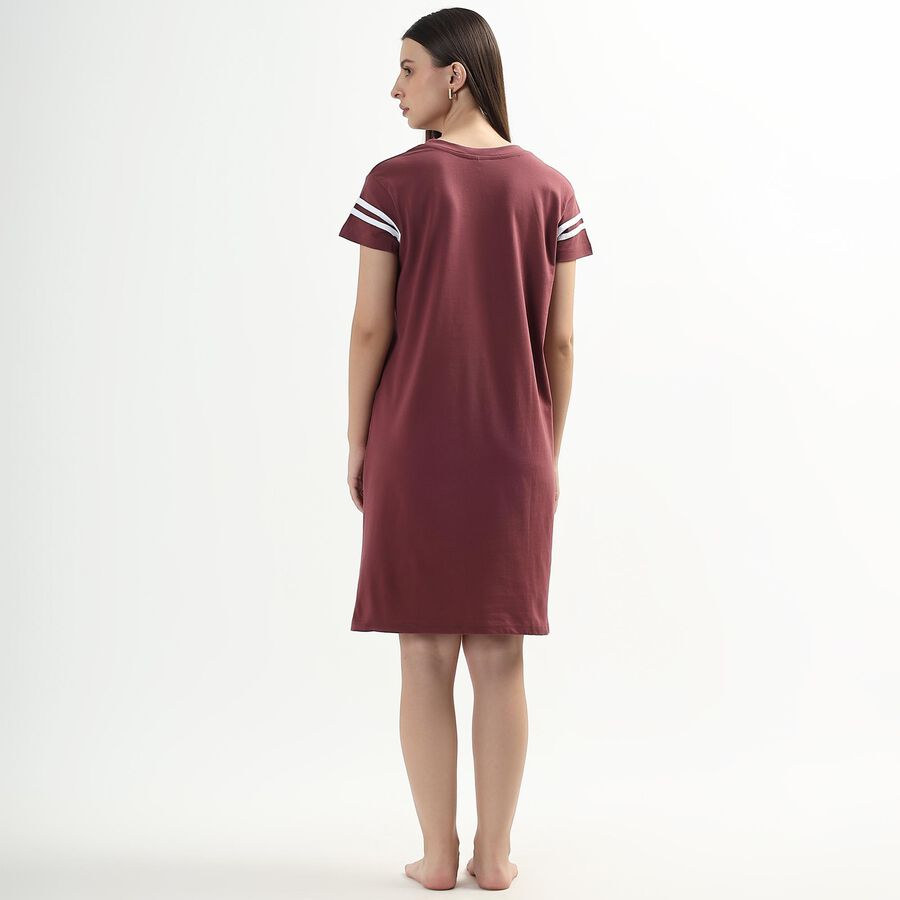 Ladies' Knee Length Nighty , Lilac, large image number null