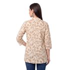 Women's Light Pink Cotton Kurti, Light Pink, small