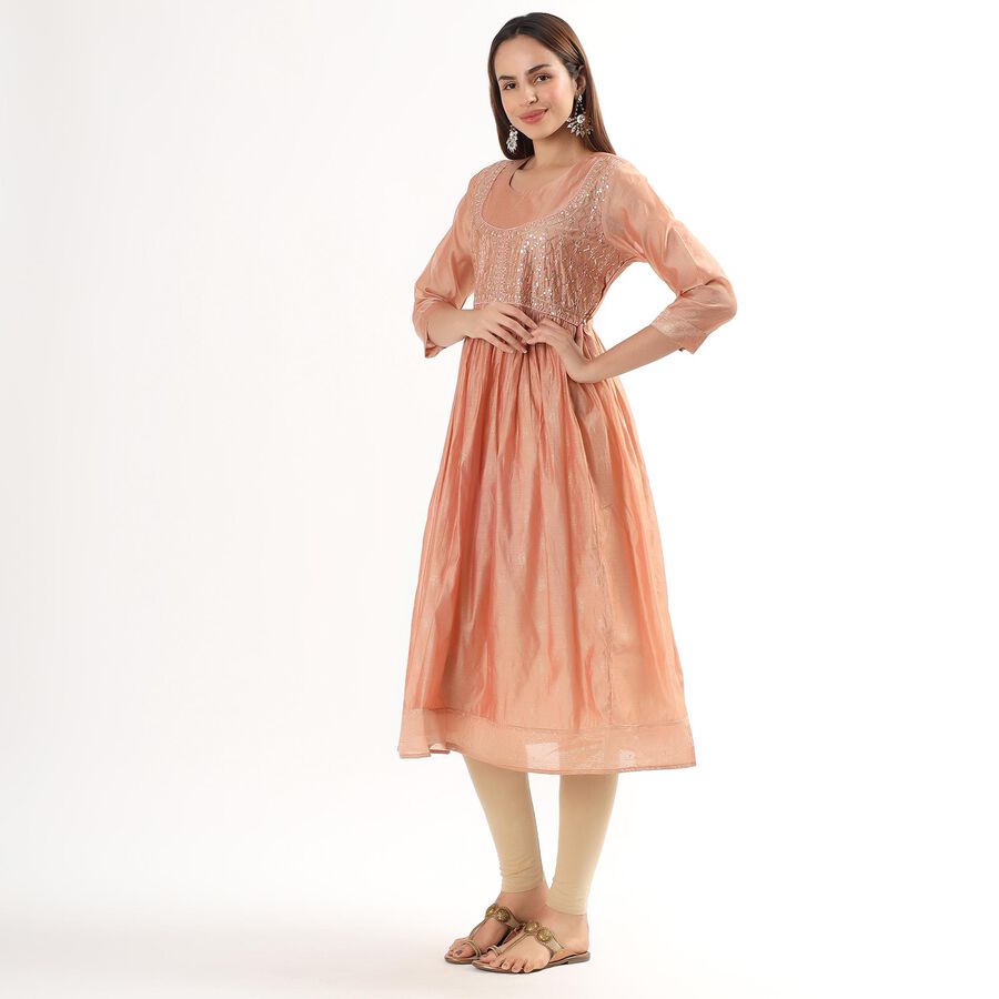 Ladies' Kurta, हल्का गुलाबी, large image number null