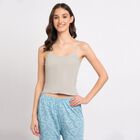 Ladies' 100% Cotton Slips, Light Grey, small