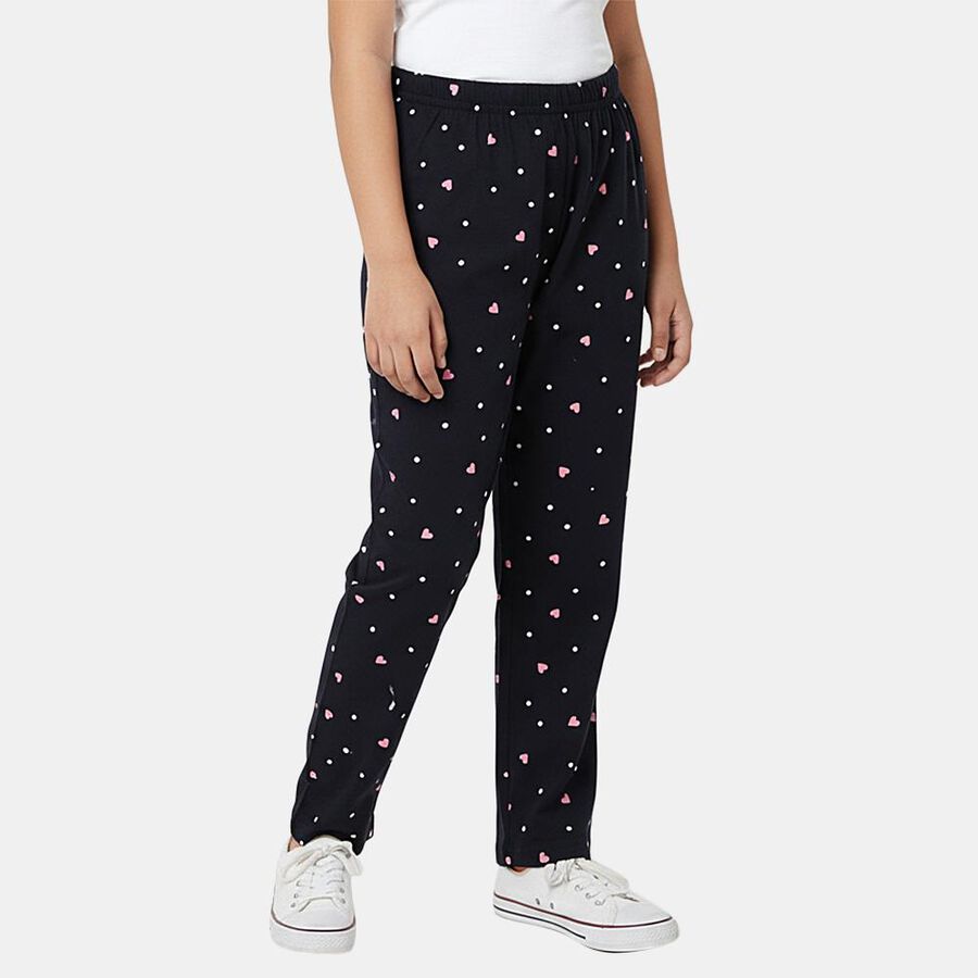 Girls' Pyjama, Navy Blue, large