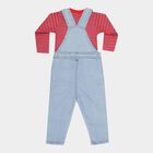 Infants Cotton Stripes Baba Suit, Red, small image number null