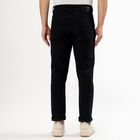 Men's Jet Black Slim Fit Jeans, Black, small image number null