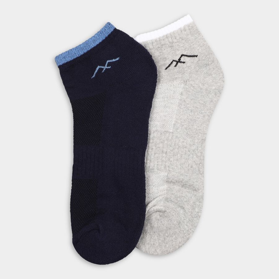 Men's Socks (Pack of 2), Navy Blue, large image number null