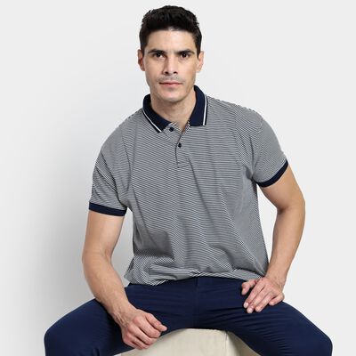 Men's Collared Half Sleeves T-Shirt