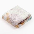 Pastel Multicolor Animal Printed Infant Blanket, Purple, small image number null