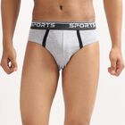 Men's Briefs, Melange Light Grey, small image number null