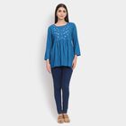Ladies' Kurti, Teal Blue, small image number null
