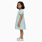 Girls' Frock, हल्का हरा, small image number null