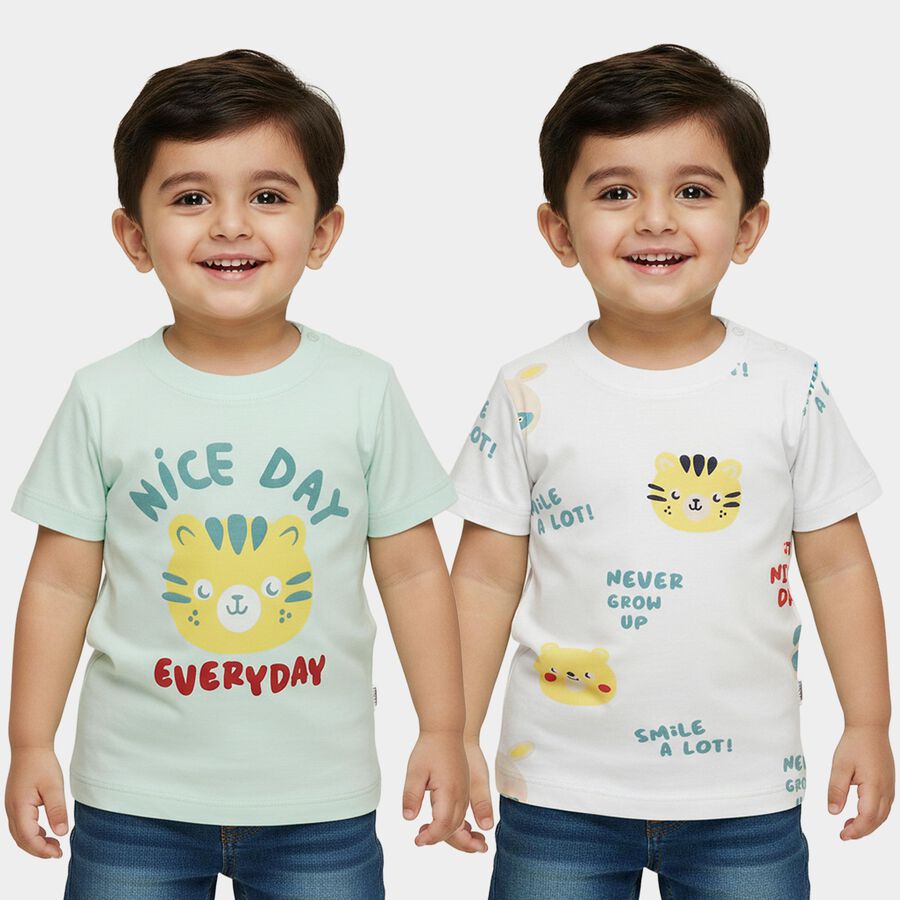 Infants' T-Shirt, Aqua, large