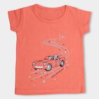 Girls' T-Shirt , मूँगा (कोरल), small image number null