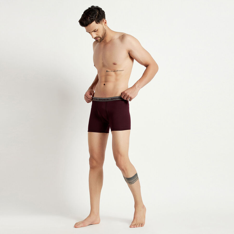 Cotton Solid Trunk, Wine, large image number null
