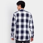 Men's 100% Cotton Casual Shirt, गहरा नीला, small image number null