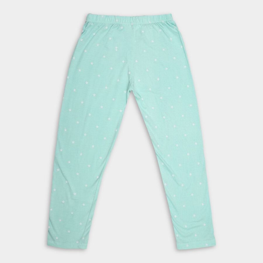 Girls' Pyjamas, हल्का हरा, large image number null