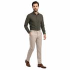 Men's Dark Green Formal Shirt, Dark Green, small