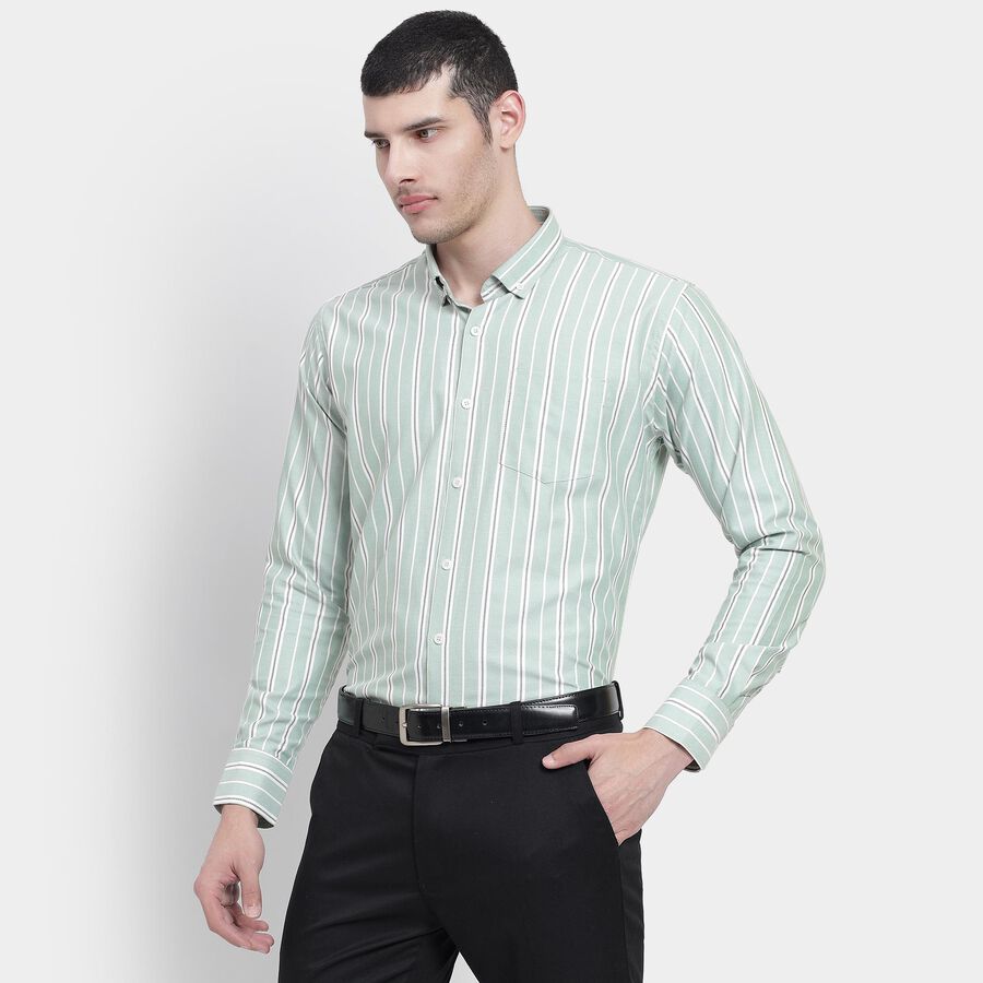 Men's Formal Shirt , Light Green, large image number null
