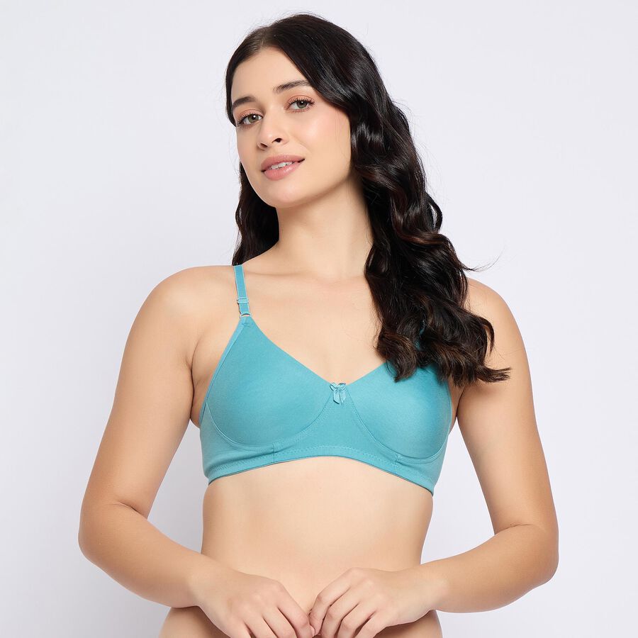 Ladies' Bra , Teal Blue, large image number null