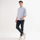 Men's Light Blue Regular Collar Casual Shirt, Light Blue, small image number null