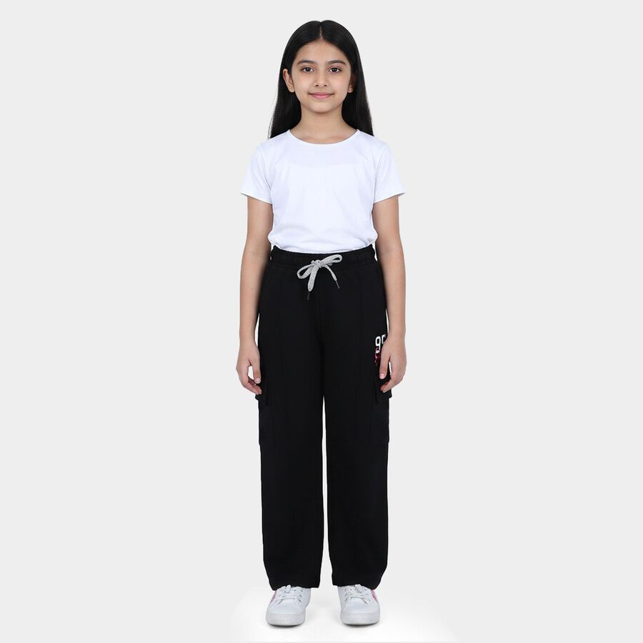 Girls' Pyjama, Black, large