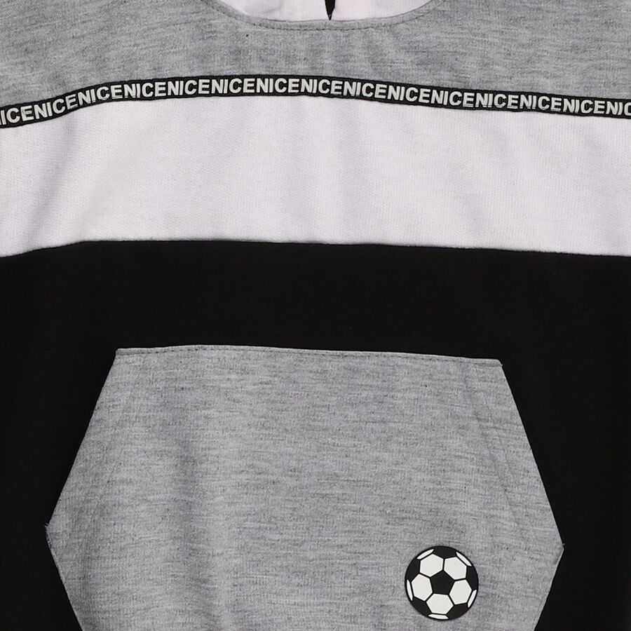 Boys' Sweatshirt, काला, large image number null