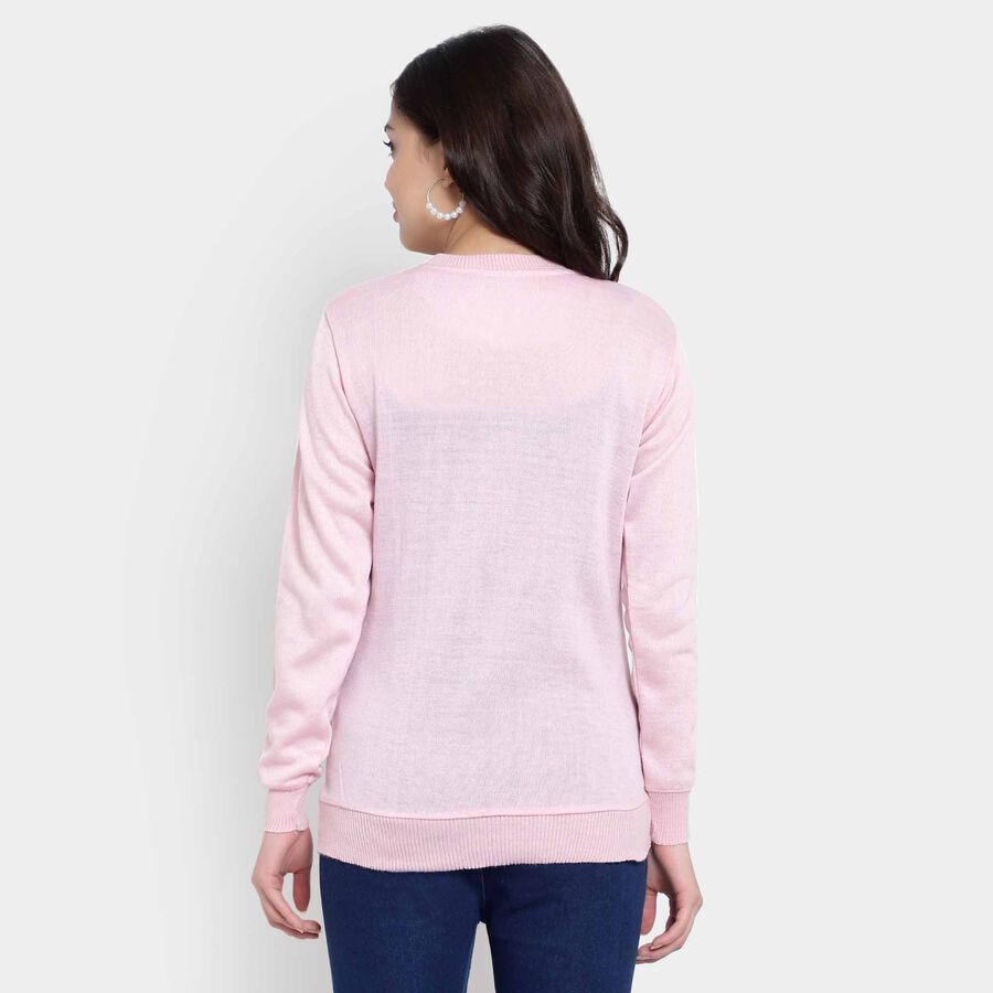Printed Pullover, Light Pink, large image number null