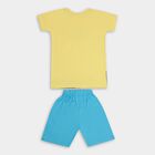 Boys' 100% Cotton Knit Baba Suit , Yellow, small image number null